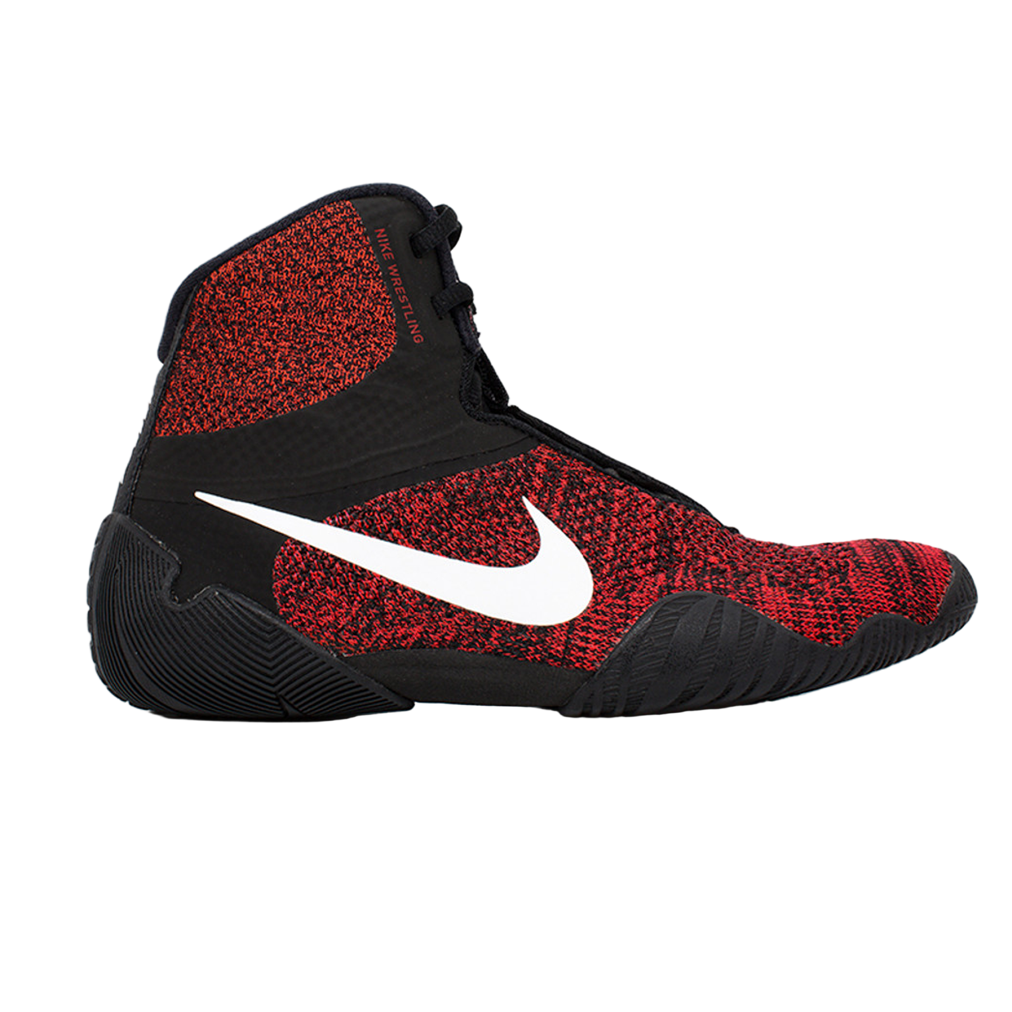 Nike Tawa Wrestling Shoes Red Black with white Nike swoosh