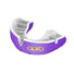 opro gold level mouthguard purple wiht gold opro logo and white inside section