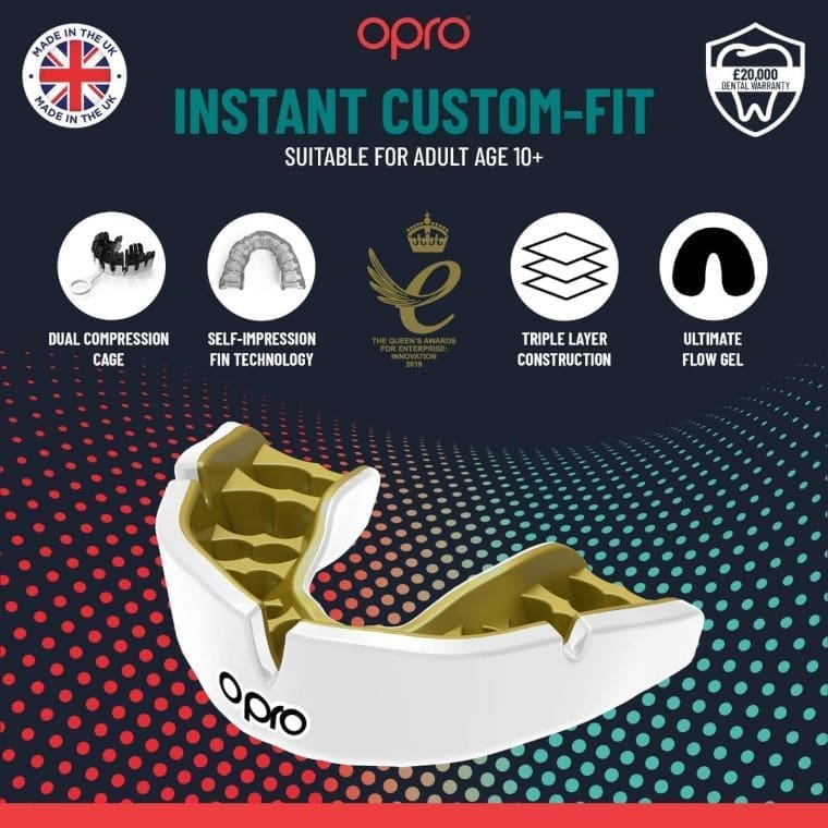 Opro Instant Custom-Fit Mouth Guard - Jaws