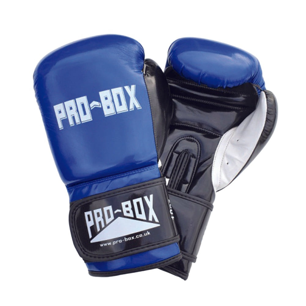 Pro-Box Club Spar boxing Gloves blue with black and white