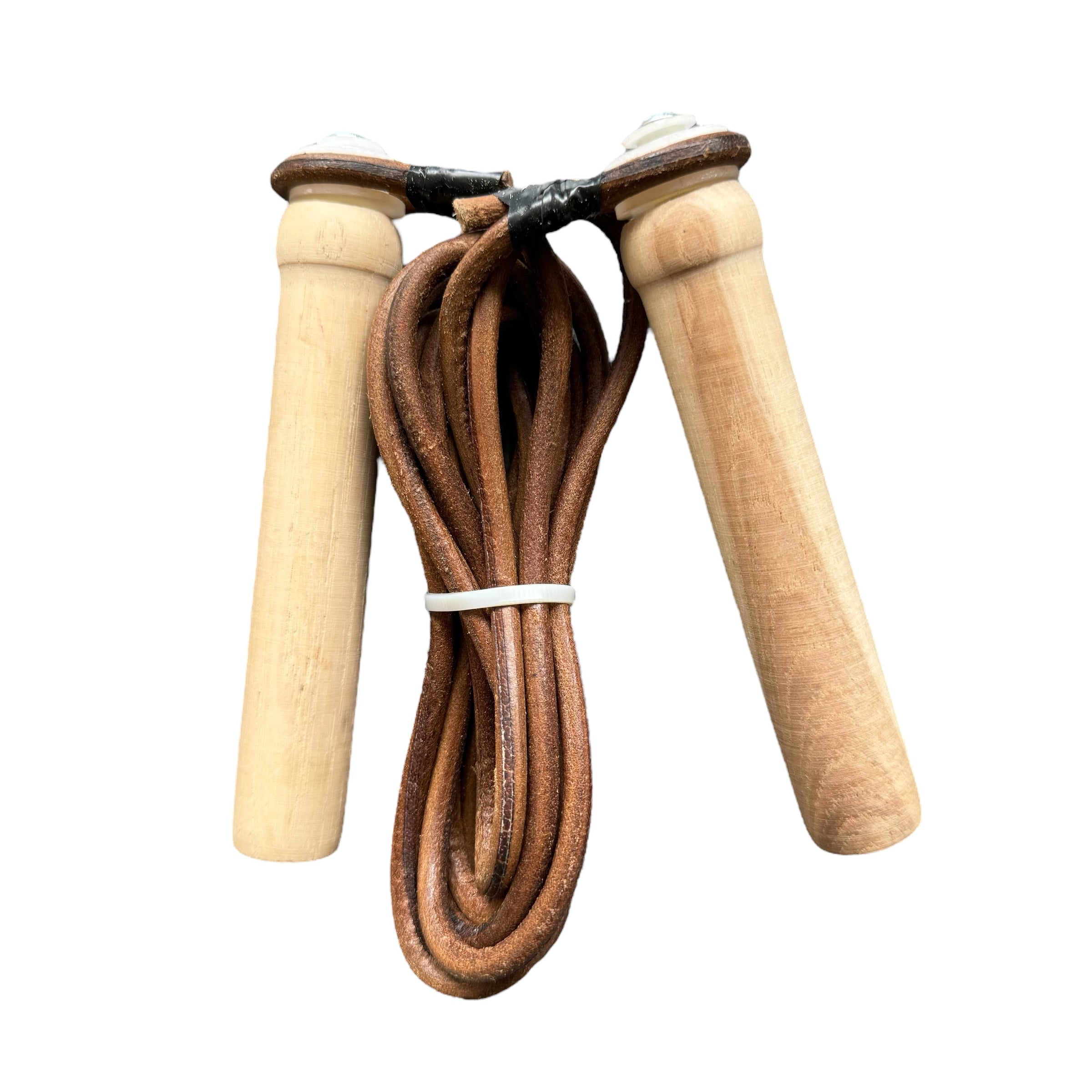 Pro-Box Leather Skipping Ropes with wooden handle