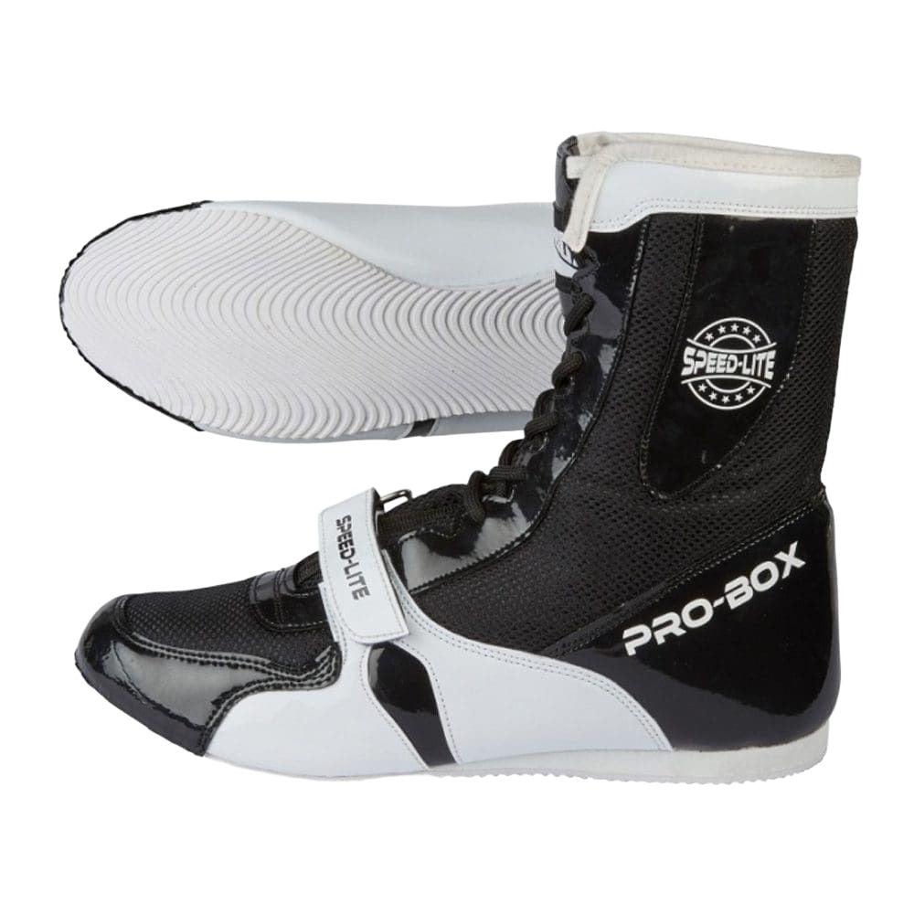 Pro-Box Speed Lite Kids Boxing Boots Black and White