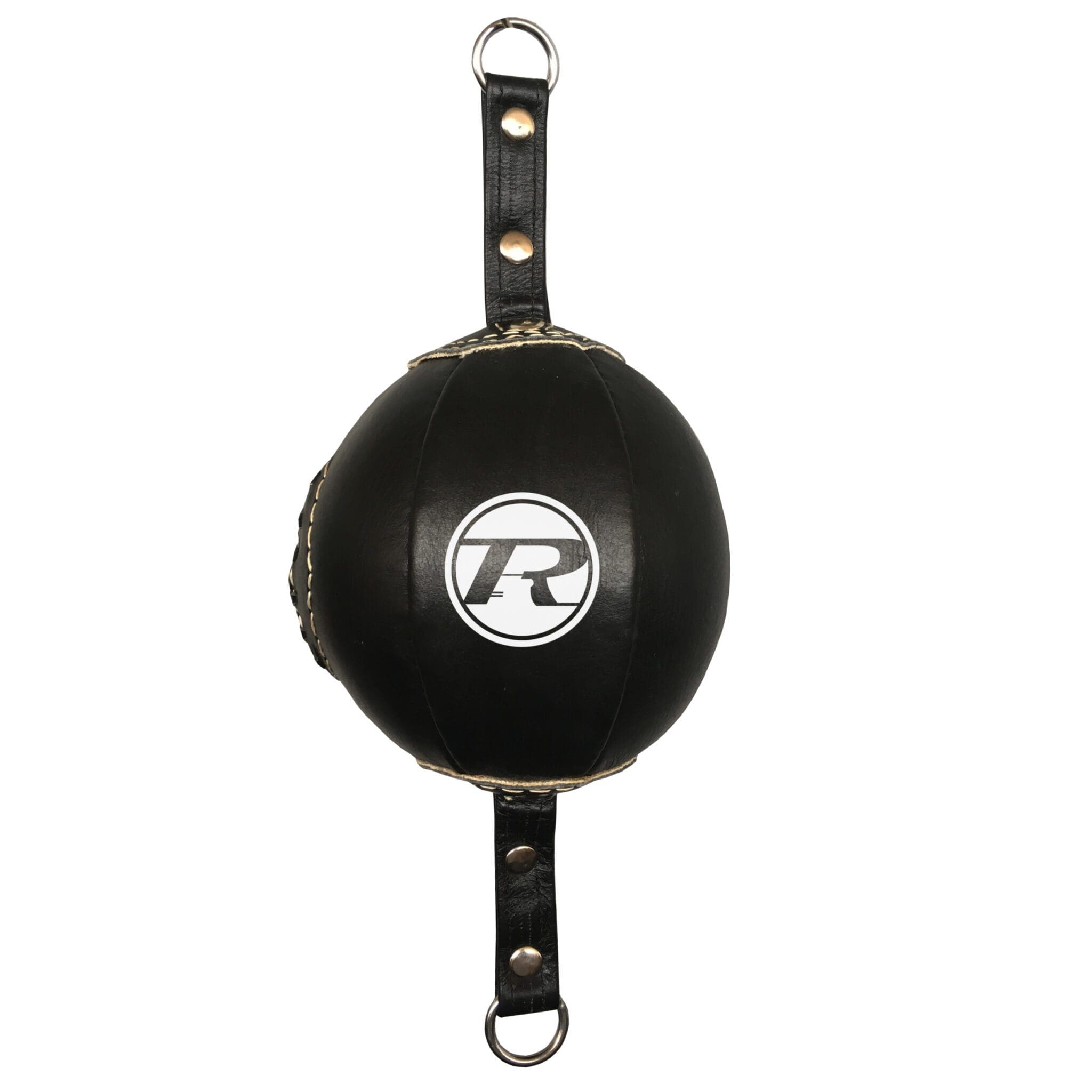 Ringside Reaction Ball, blakc with white Ringside logo