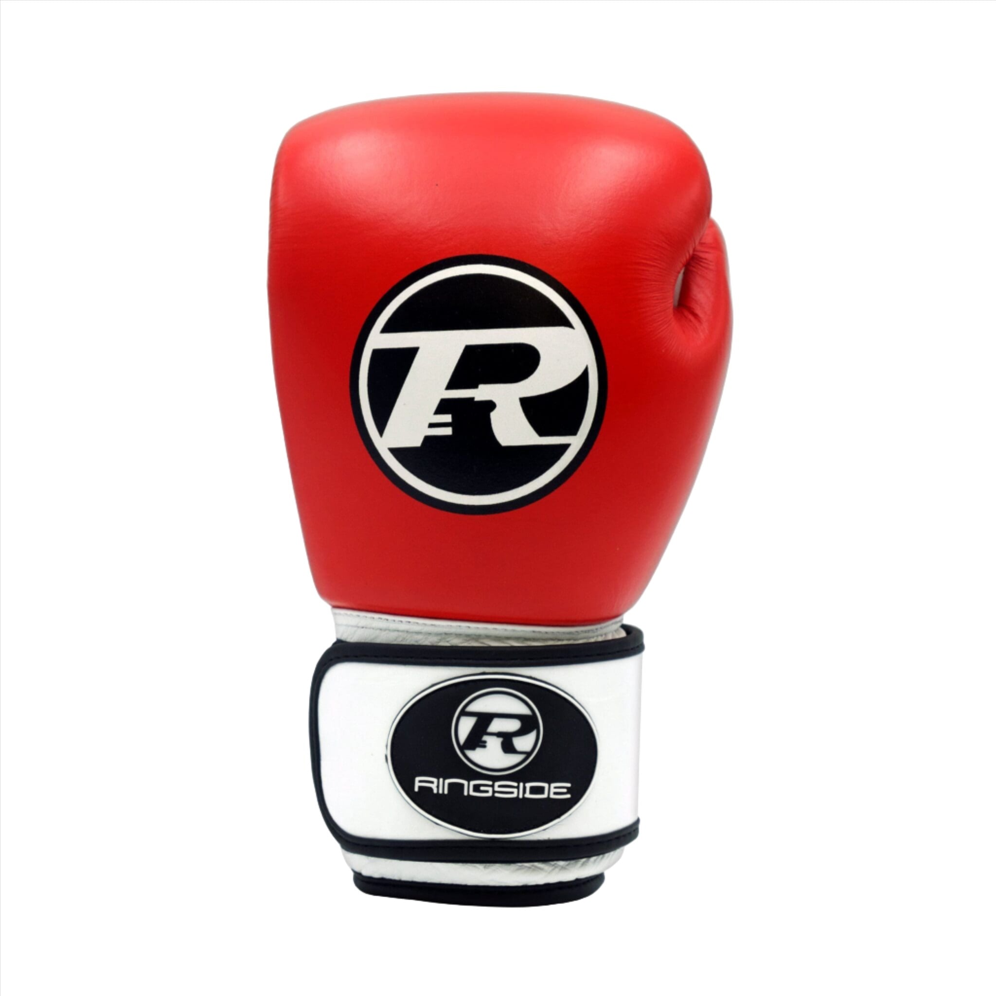 Ringside Club Gloves Red with black and white Ringside logo