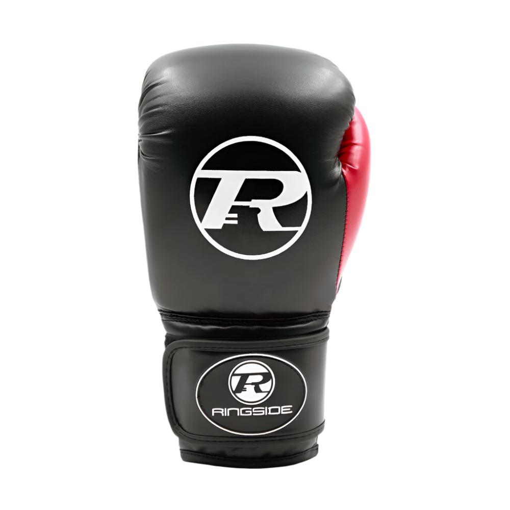 Ringside Junior Synthetic Leather Training Gloves Black Red White