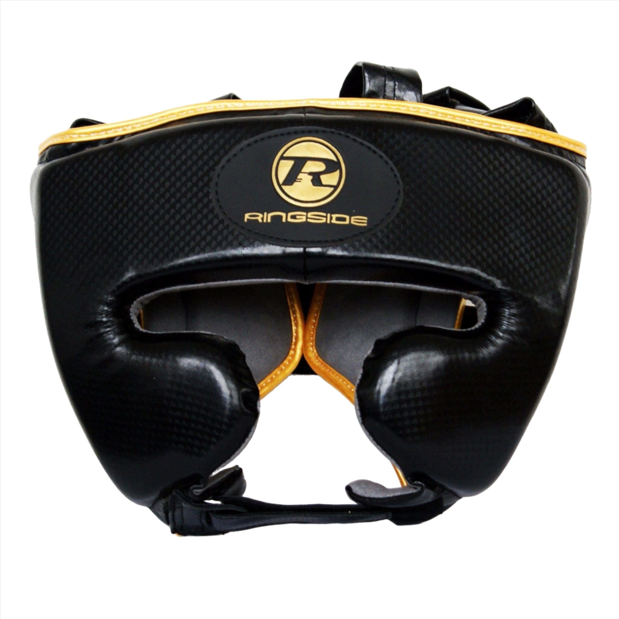 Ringside Pro Fitness Cheek Protection Head Guard black with gold