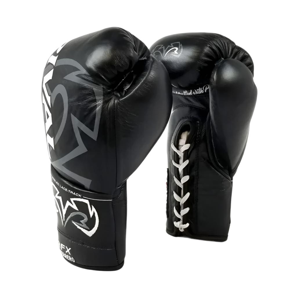 Rival RFX Guerrero Pro Fight Gloves SF-H black with white Rival Boxing glove