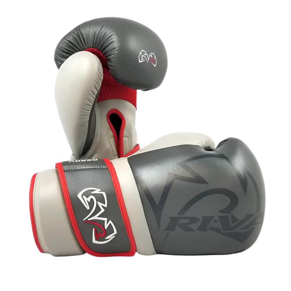 Rival RS80V Sparring Gloves grey with white and red