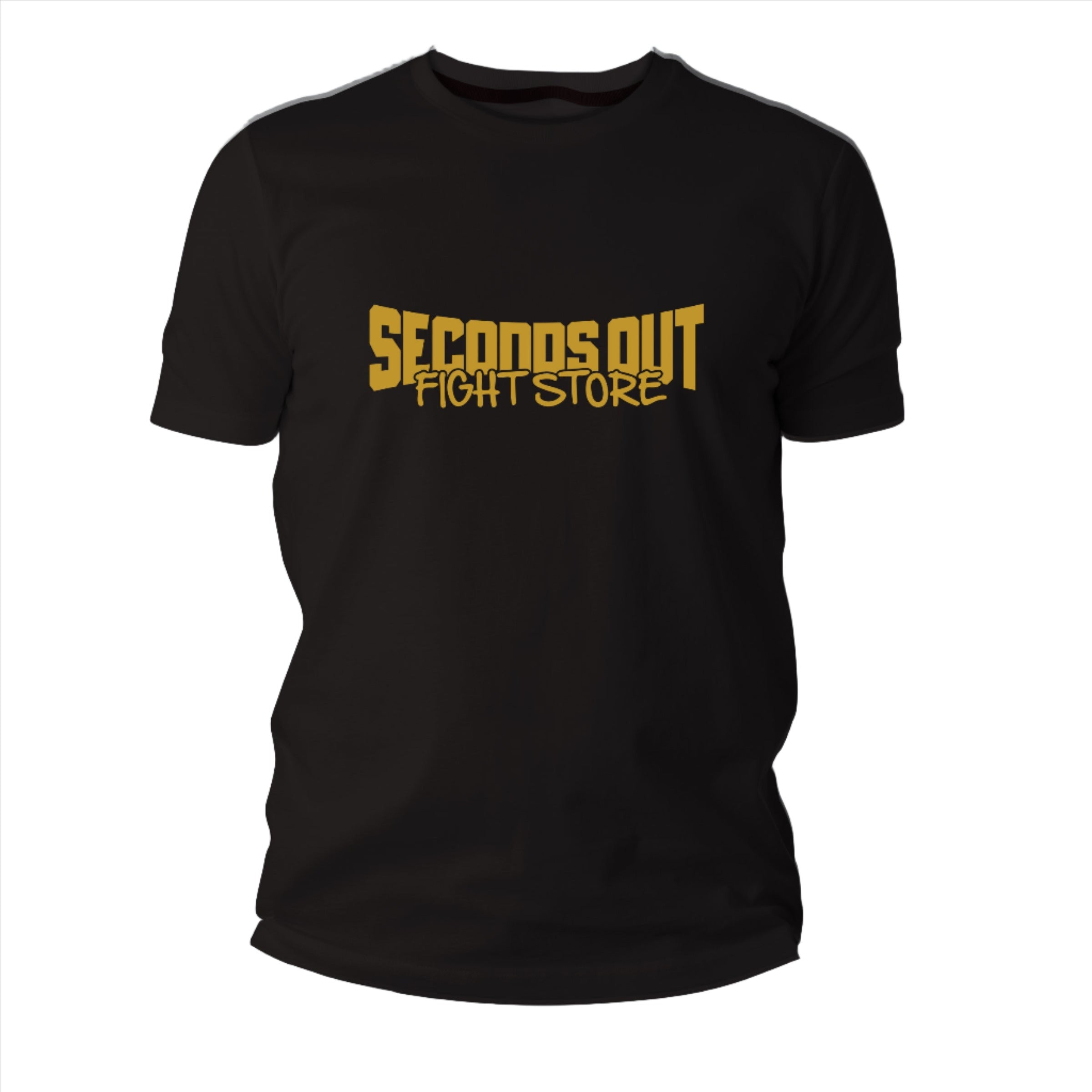 Seconds Out Home T-Shirt Black and Gold