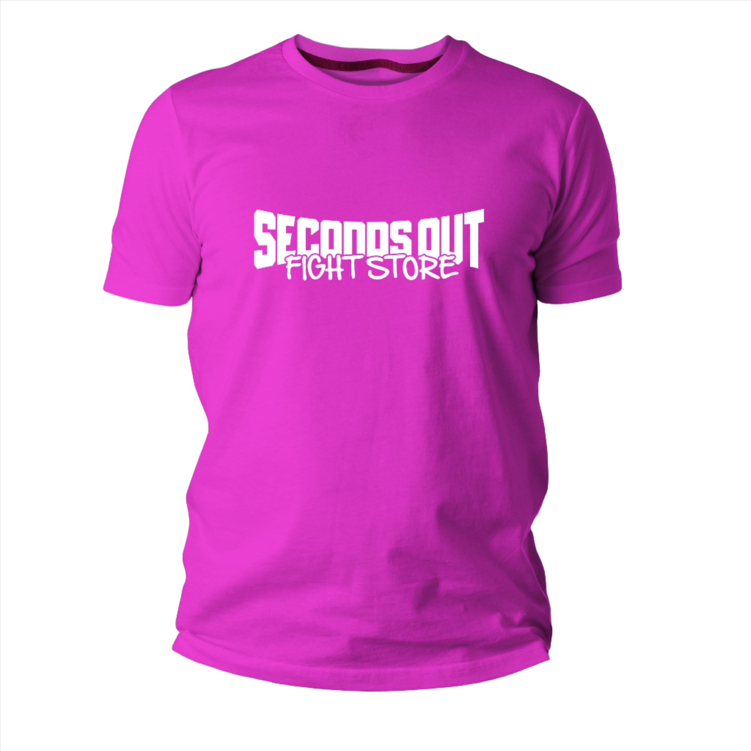 Seconds Out Home T-Shirt Pink White