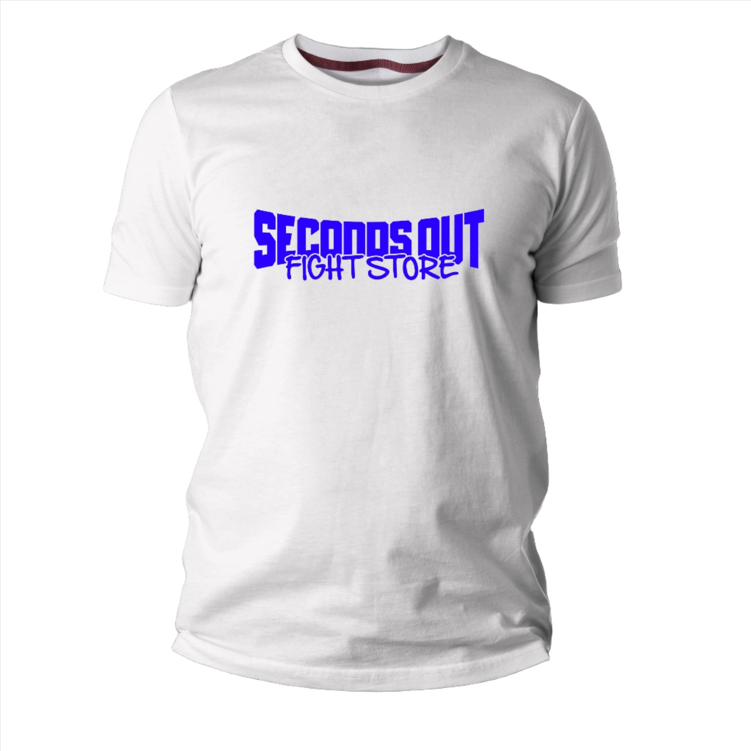 Seconds Out Away T-Shirt White Blue