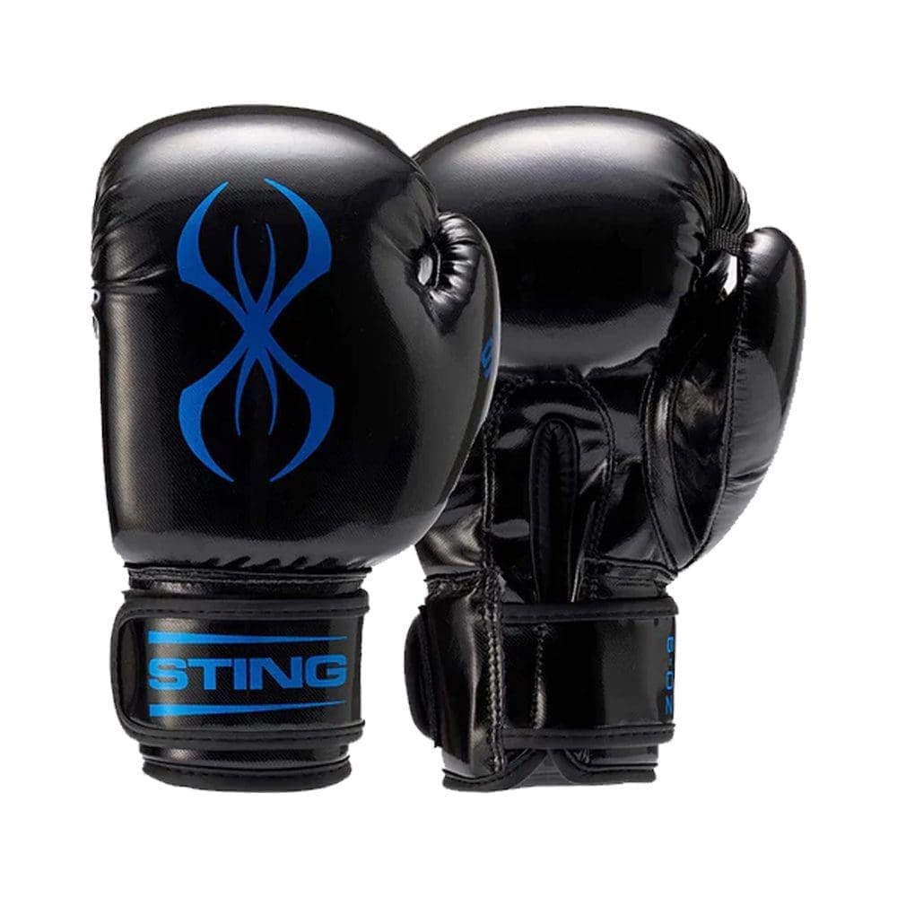 Sting Arma Junior Boxing Gloves Black Blue