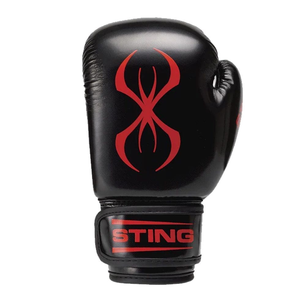 Sting Arma Junior Boxing Gloves Black Red