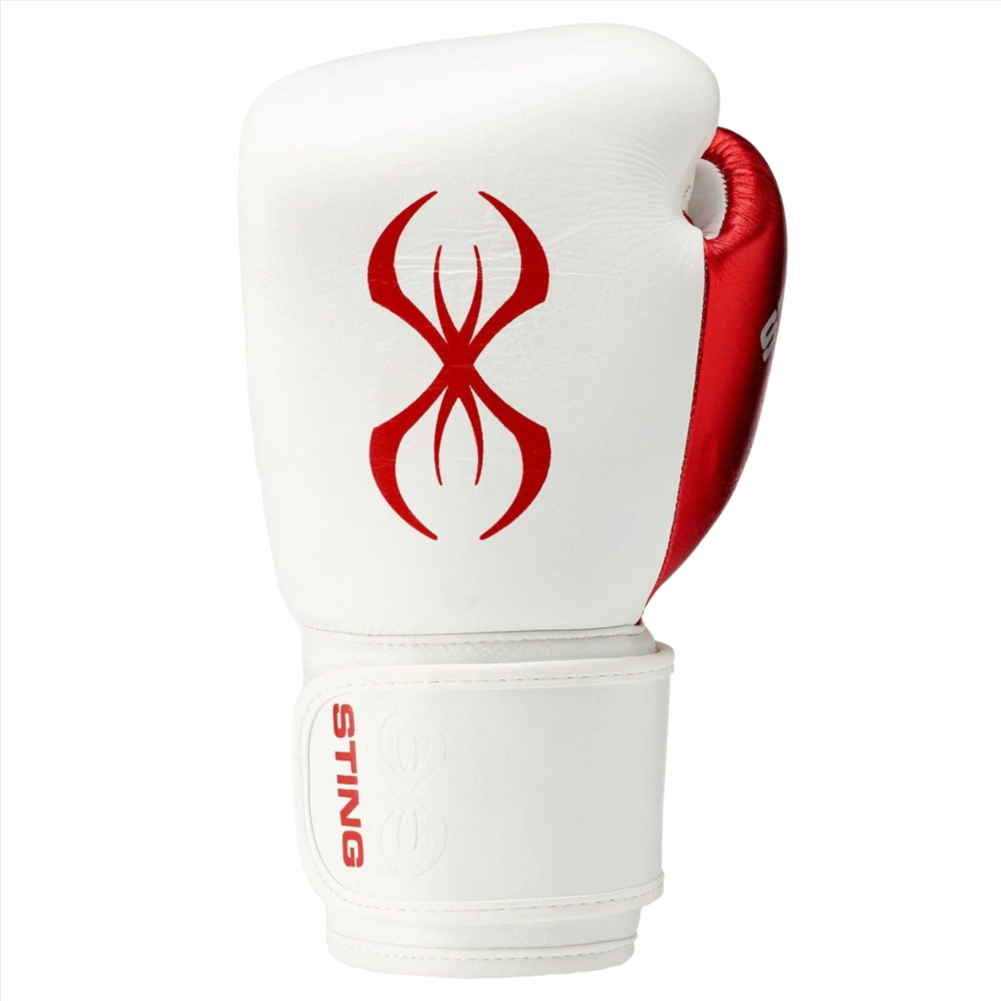 Sting Evolution Pro Boxing Gloves White Red