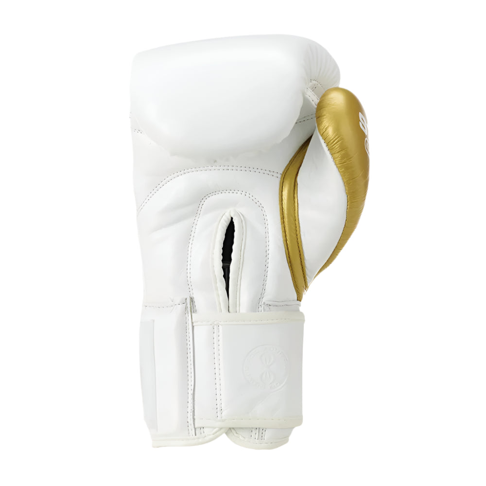 Sting Evolution pro boxing Gloves White Gold