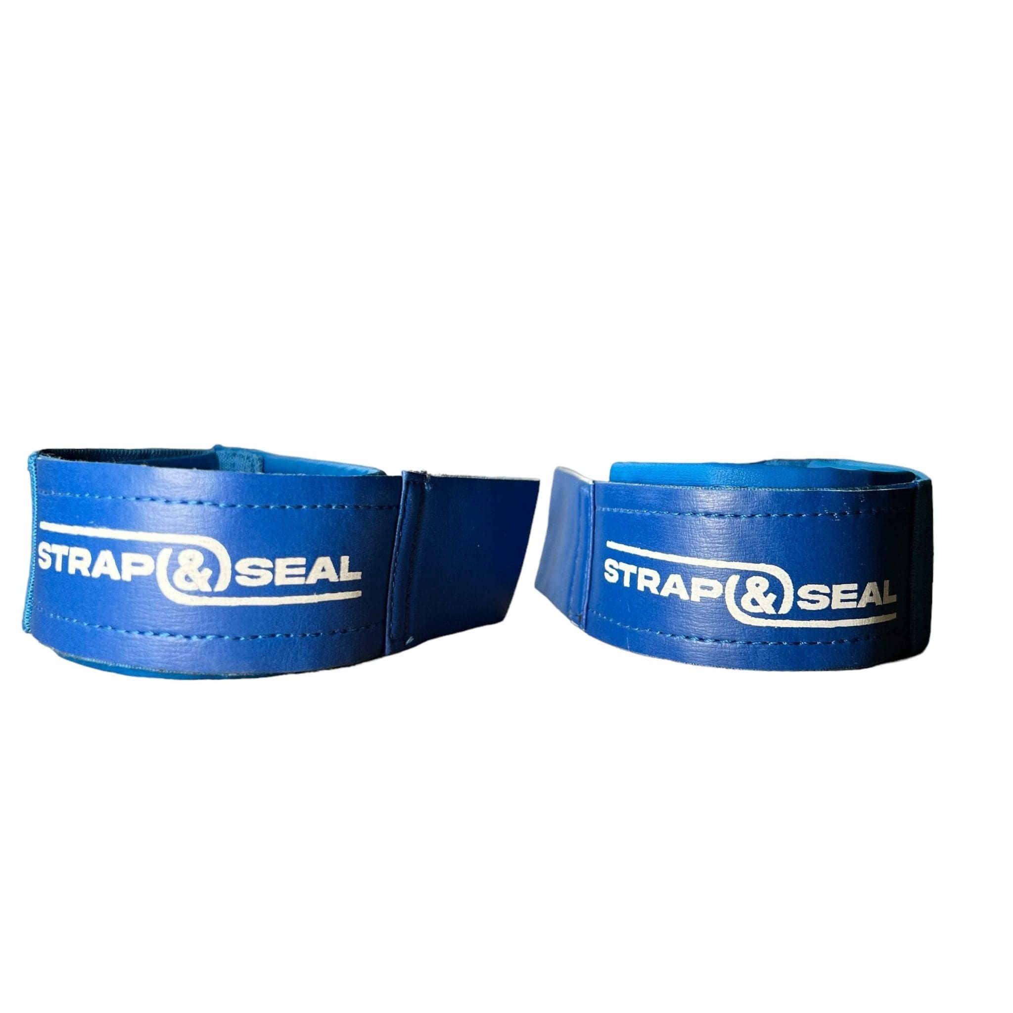 strap and seal boxing gloves lace converter blue with white strap and seal logo
