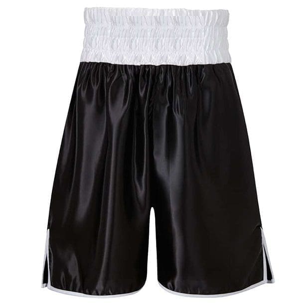 Suzi Wong Hagler Boxing Shorts black with white waistband