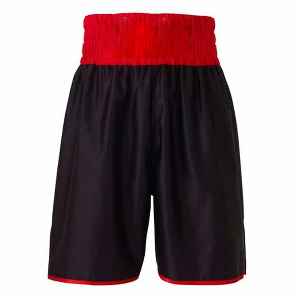 Suzi Wong Hagler Boxing Shorts black with red waistband