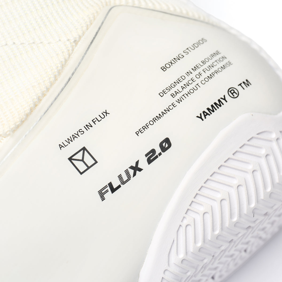 Yammy Flux Mid 2.0 Boxing Boots White X-Ray