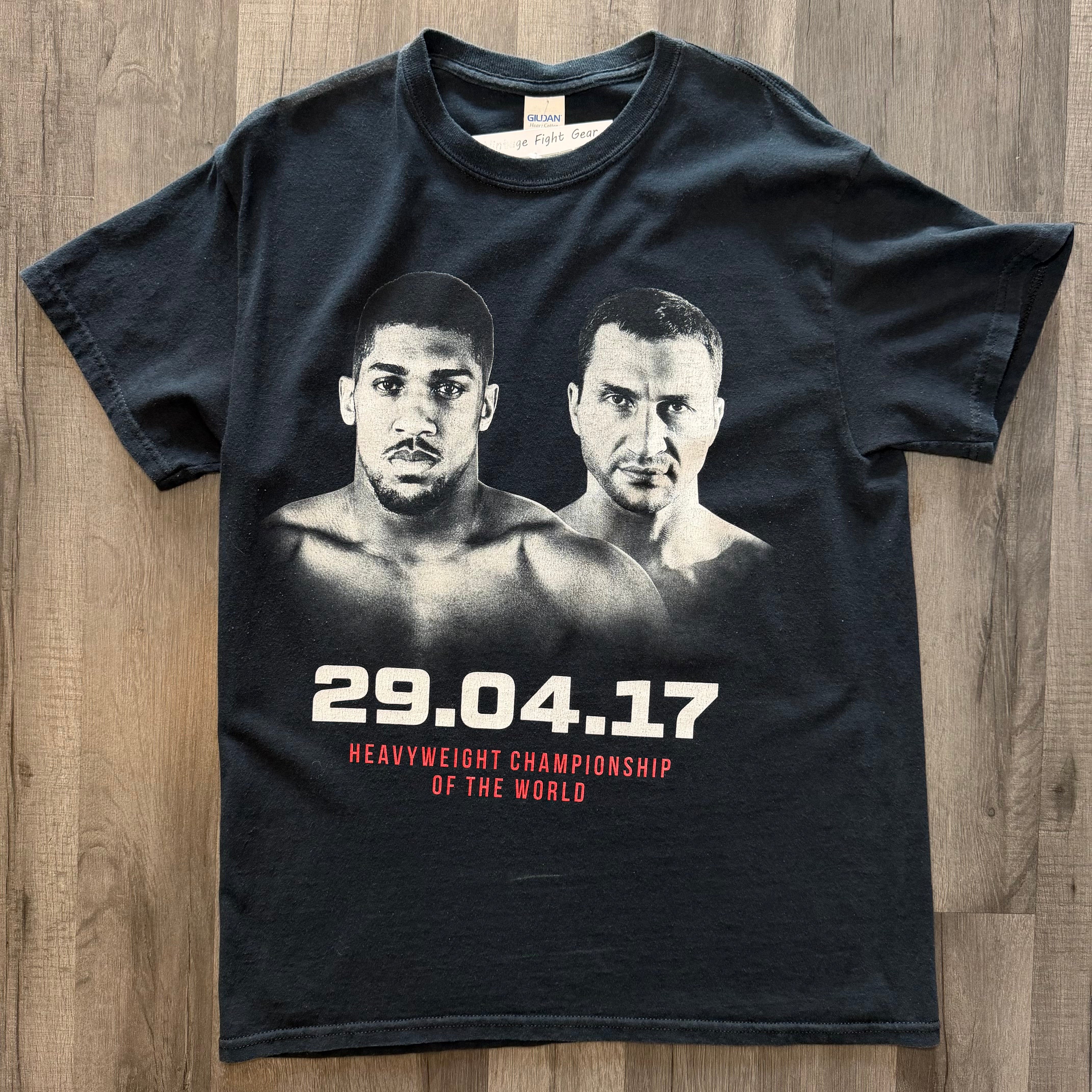 Joshua vs Klitschko Fight T-Shirt (Size Medium)
