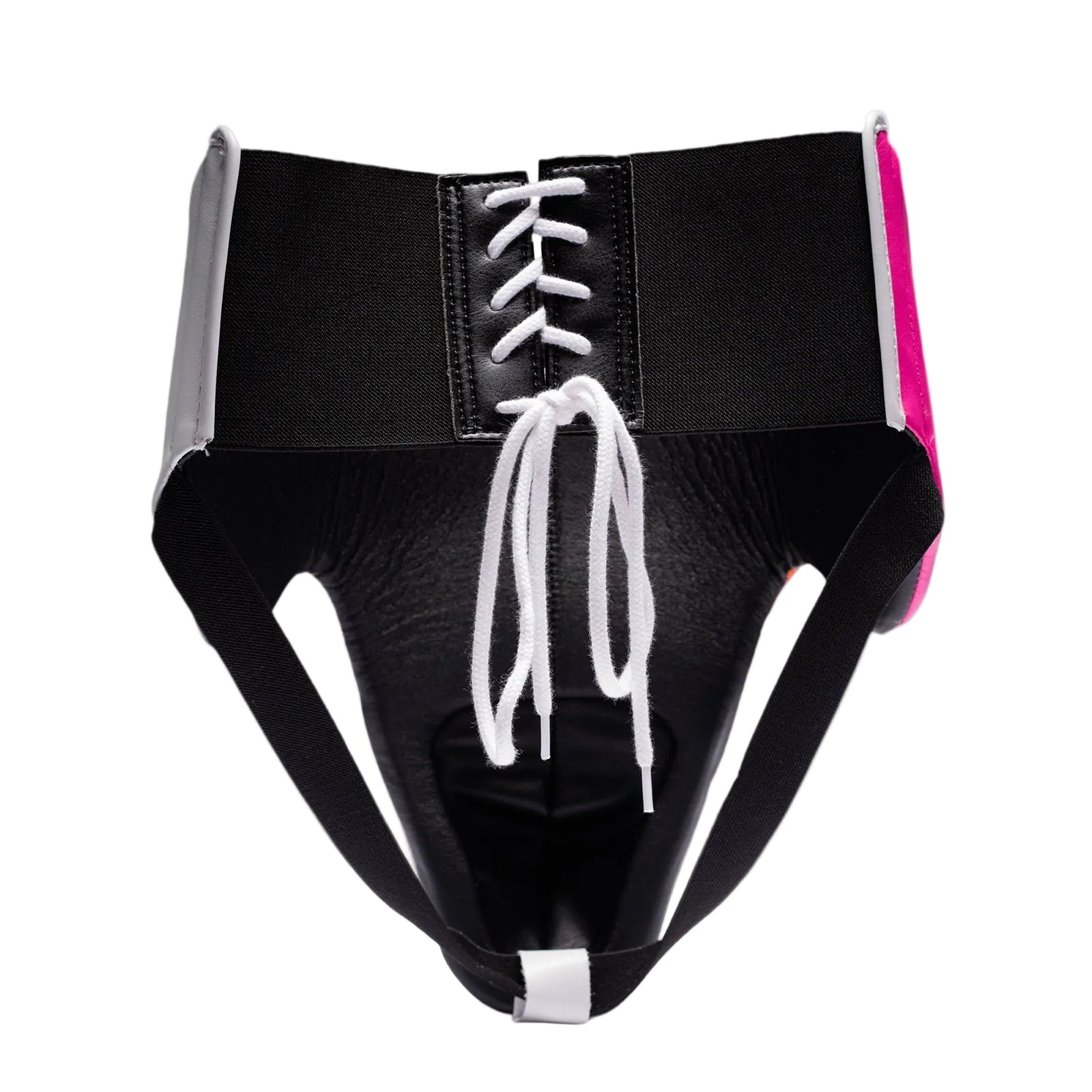 fly wraith x foul protector groin guard from behind showing lace fitting