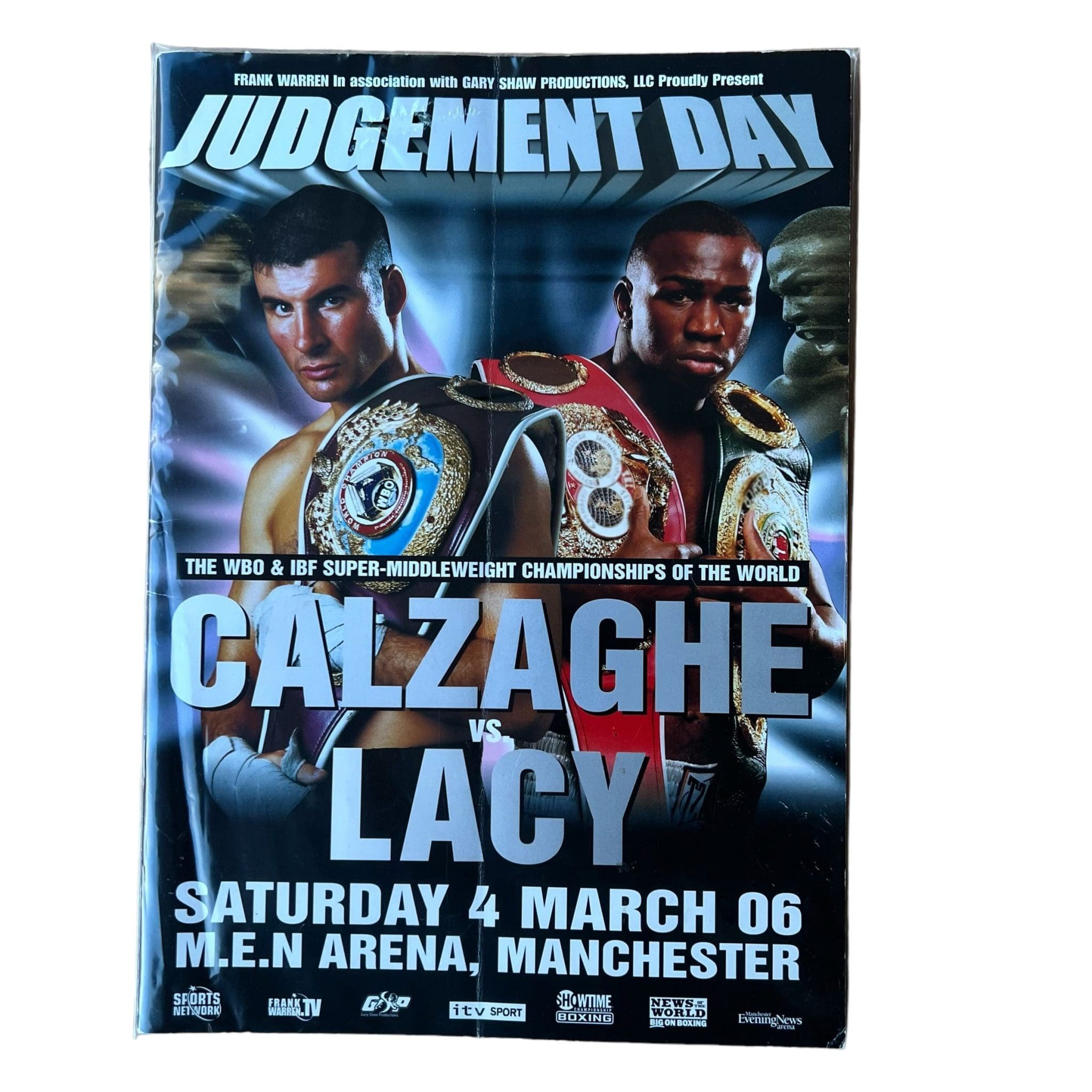 Joe Calzaghe Vs Jeff Lacy Programme