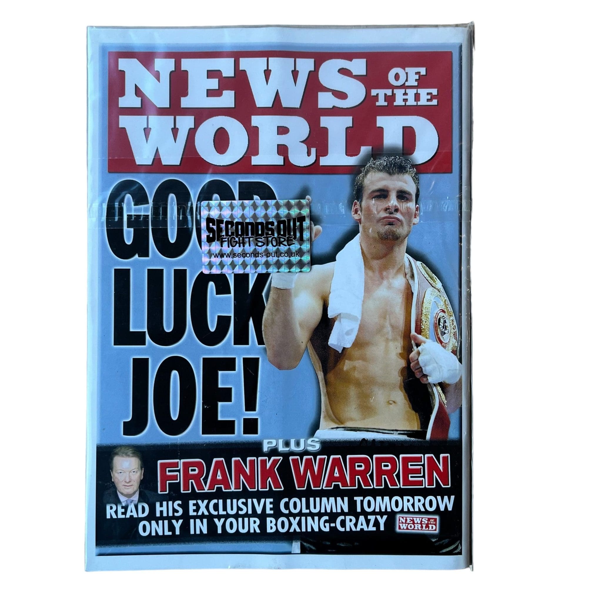 Joe Calzaghe Vs Jeff Lacy Programme