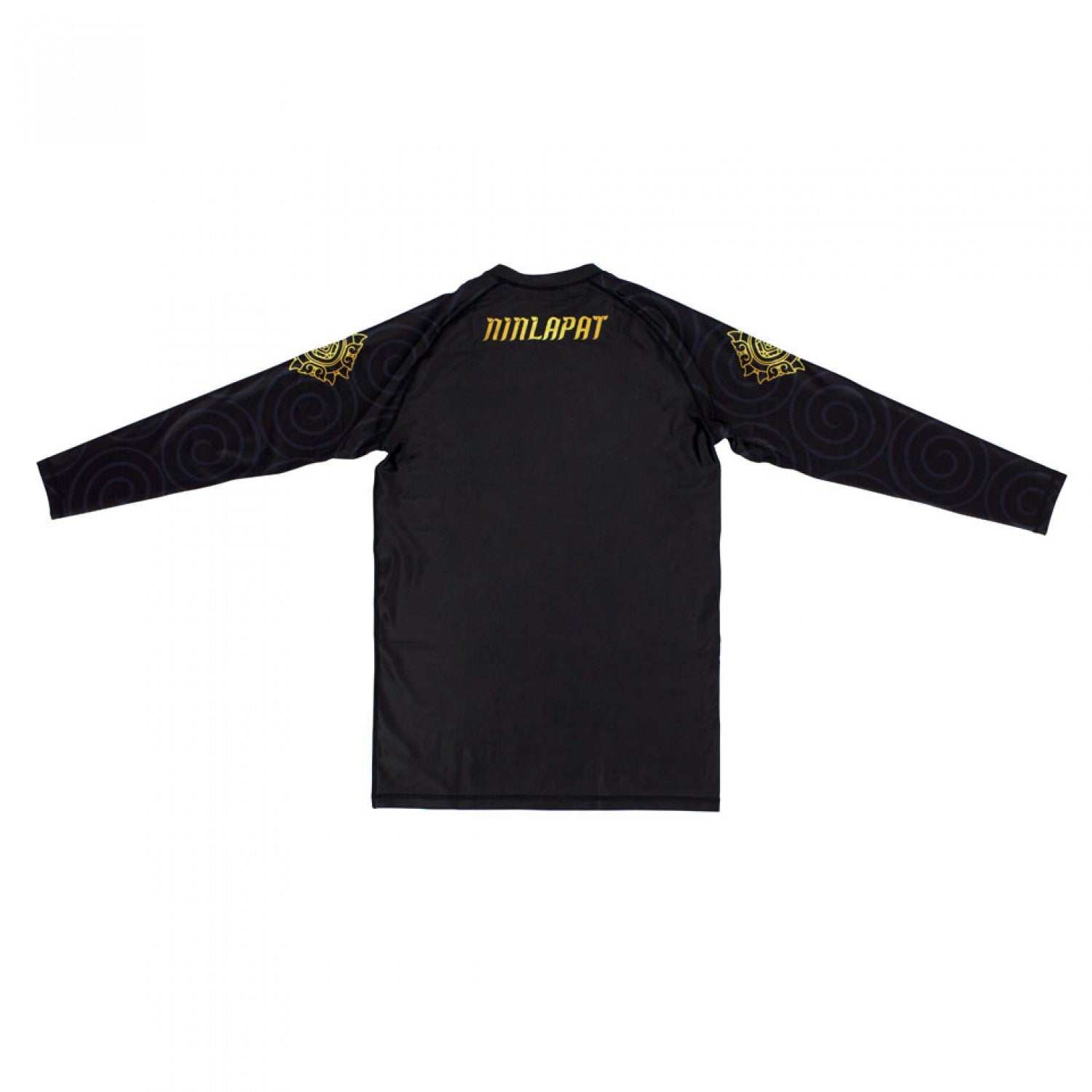 Fairtex Ninlapat Long Sleeve Rash Guard Black Gold 