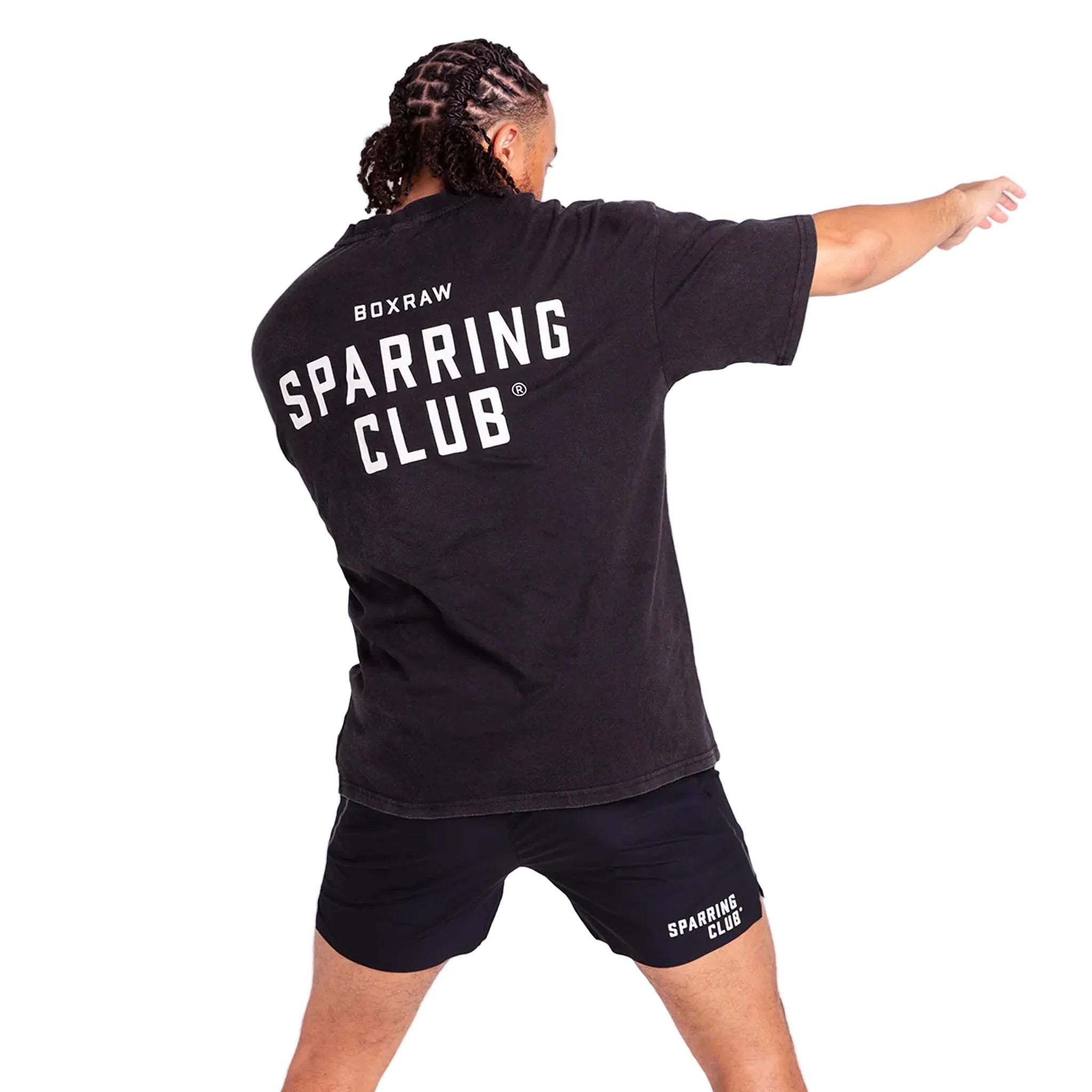 BOXRAW Sparring Club Oversized tshirt black