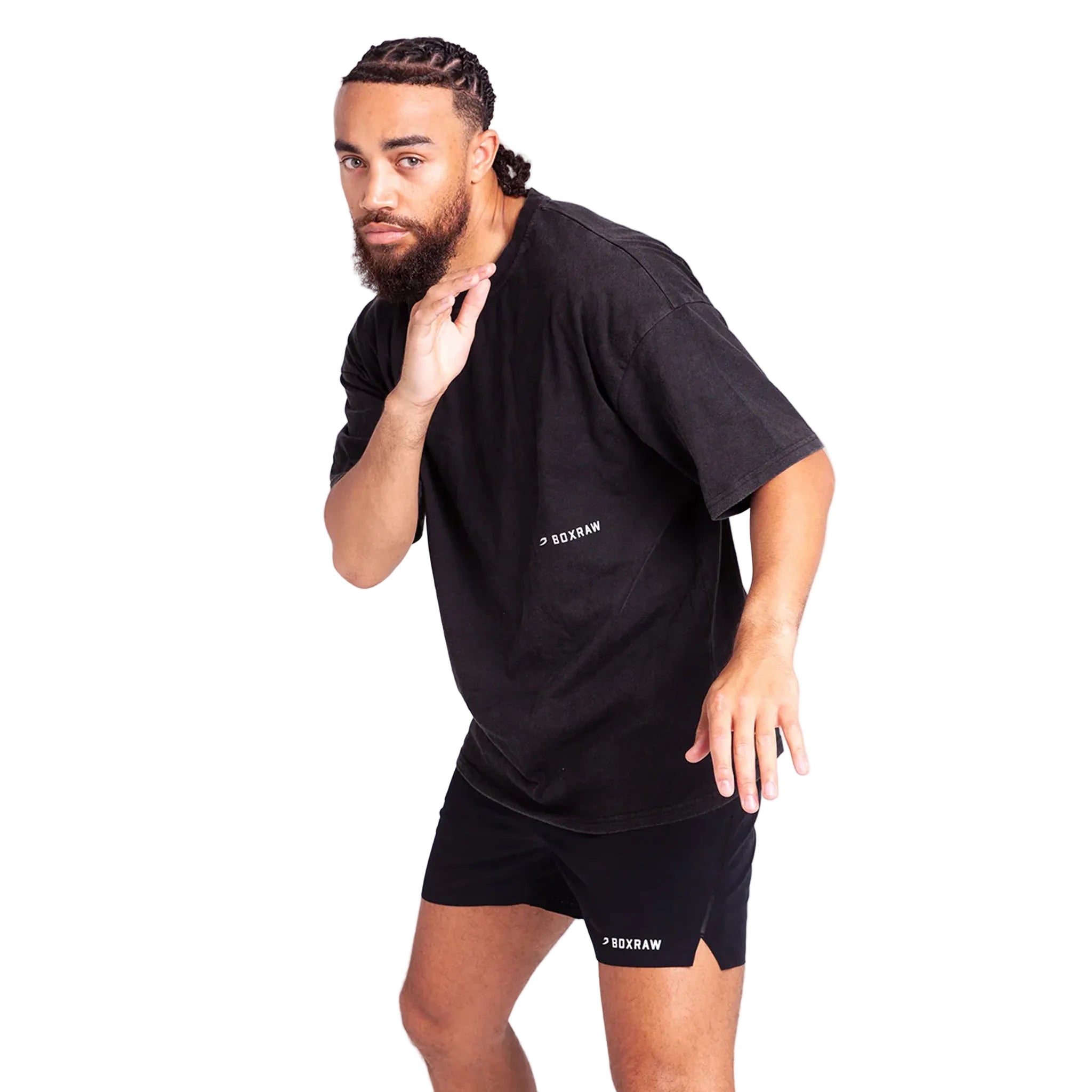BOXRAW Sparring Club Oversized tshirt black