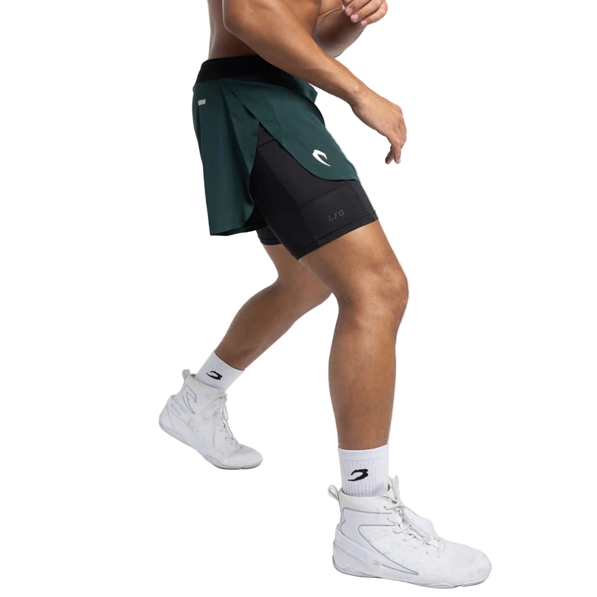BOXRAW Tunero 2-in-1 Shorts green