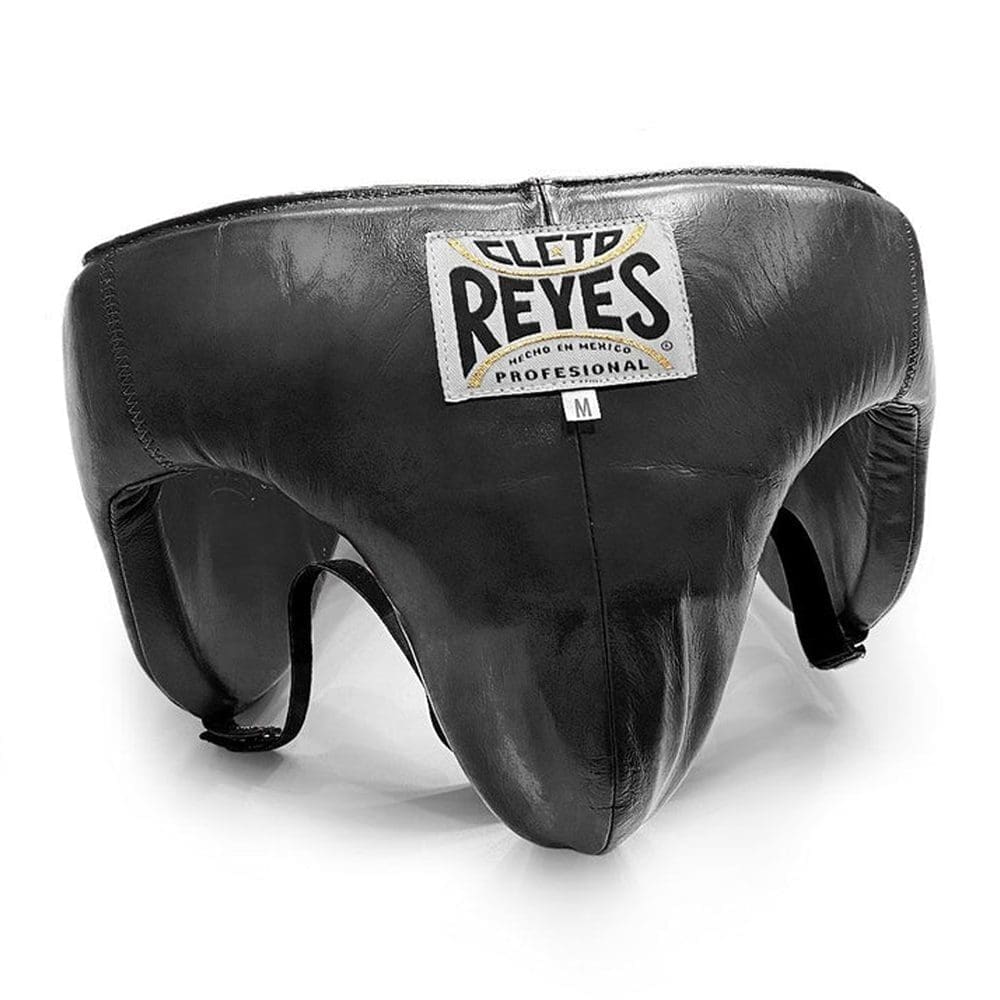 cleto reyes traditional foul protector boxing groin guard black
