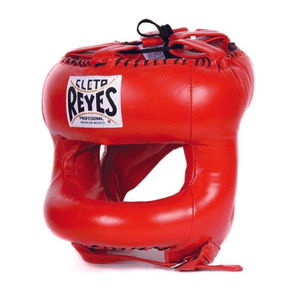 cleto reyes rounded face bar head guard red
