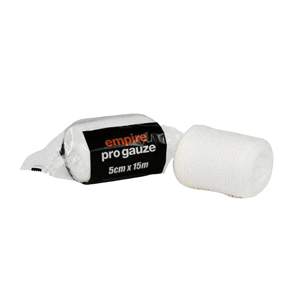 empire pro gauze 15m single roll of white boxing gauze