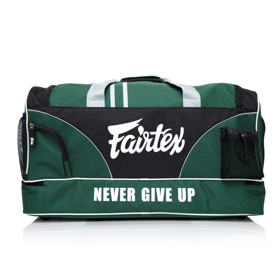 Fairtex Heavy Duty Gym Bag Green Black BAG 2