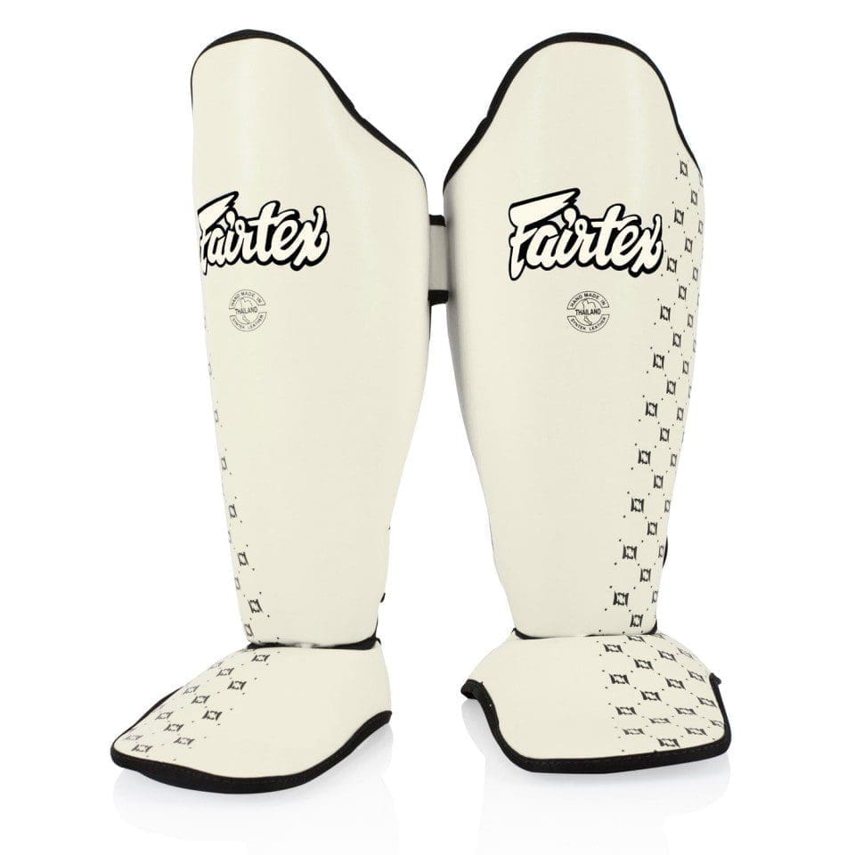 Fairtex SP5 Muay Thai Shin Guards white