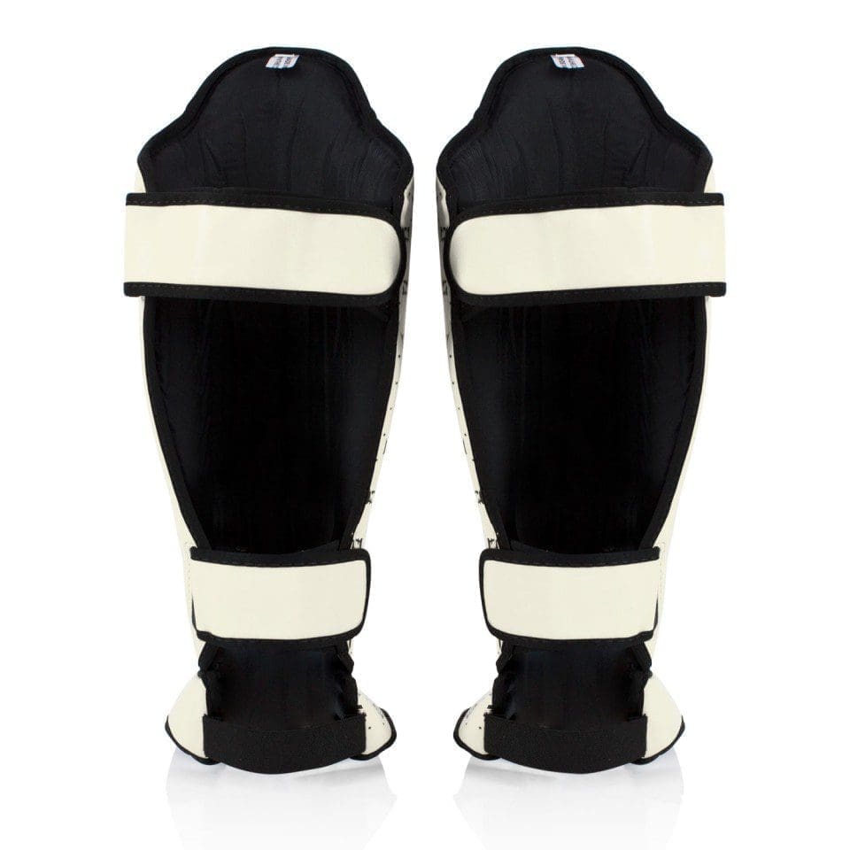 Fairtex SP5 Muay Thai Shin Guards white