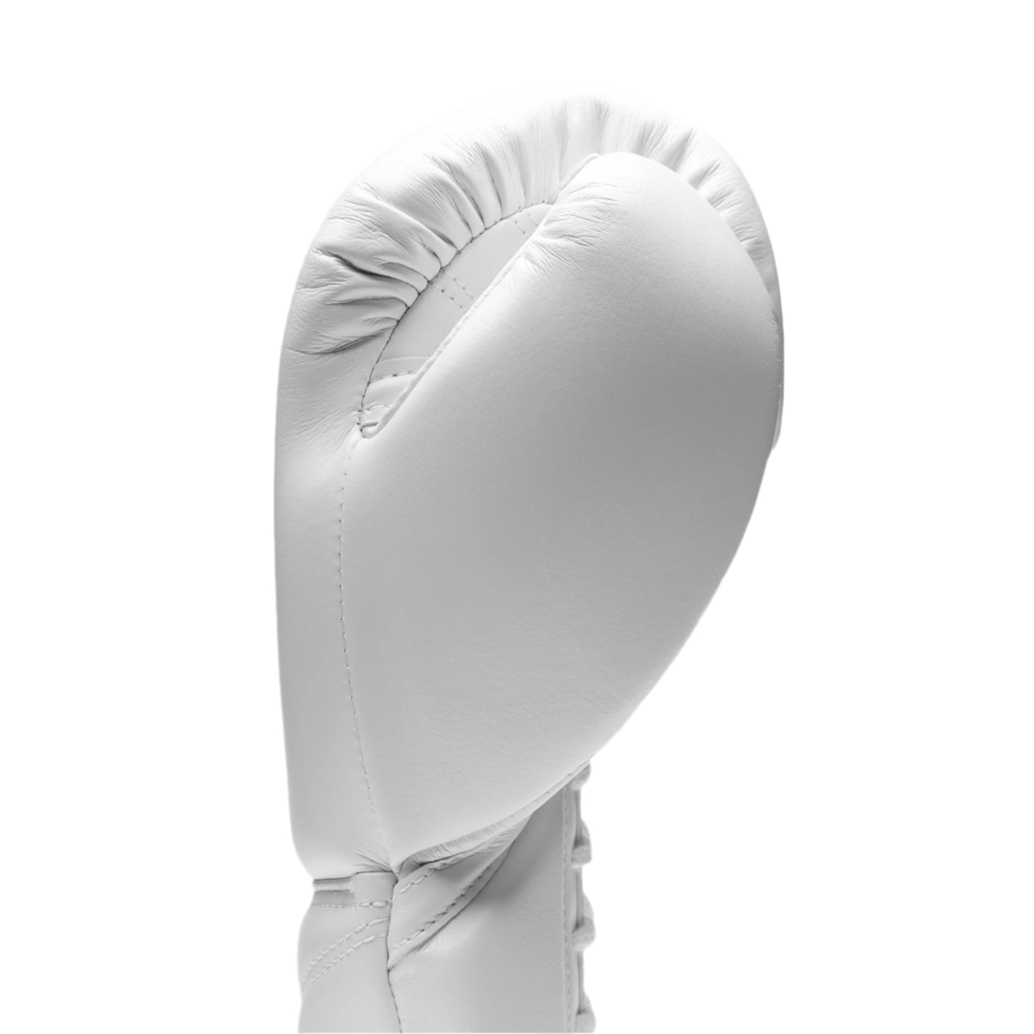 fly superlace x 2 gloves white with white thumb side view