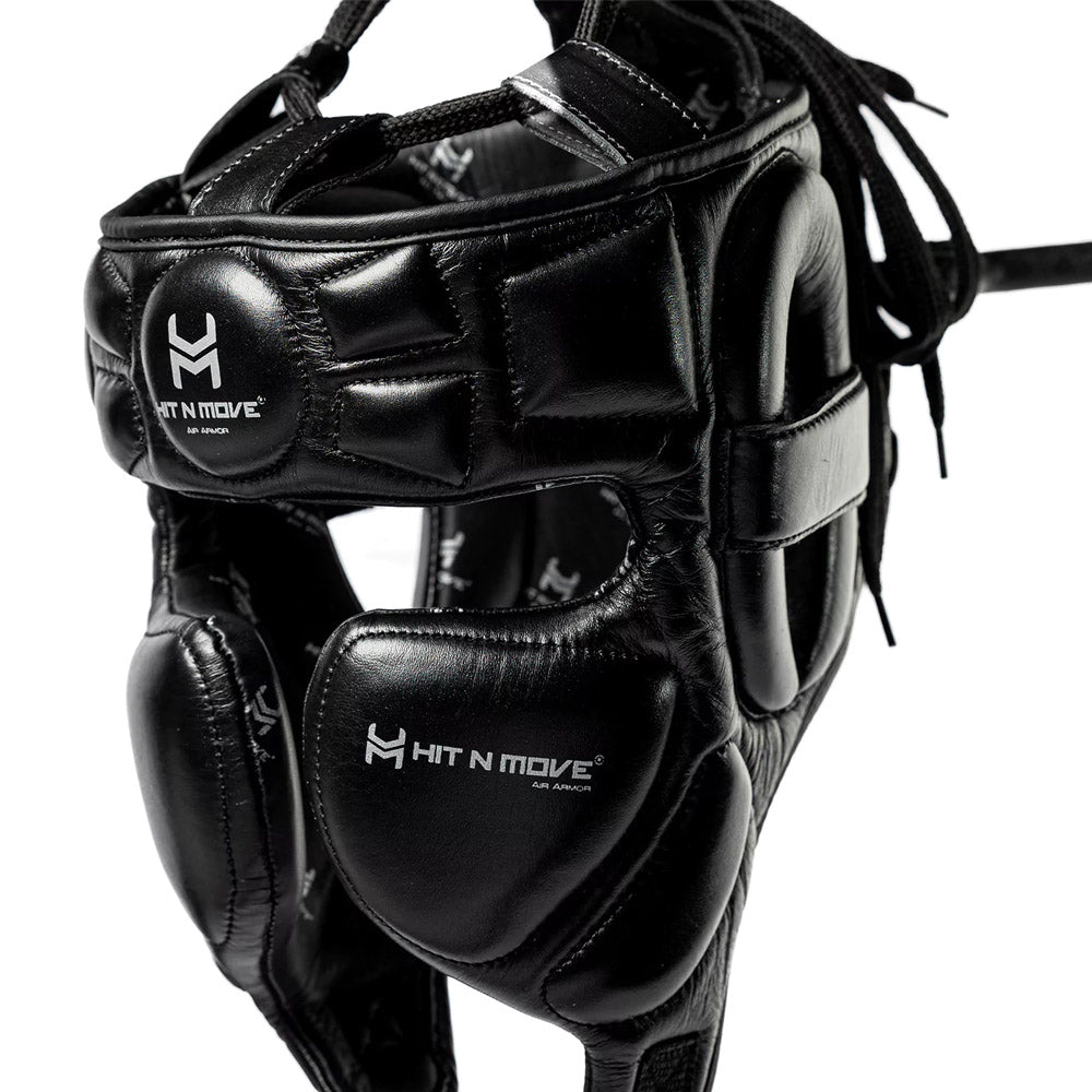 Hit n Move precision air armour head guard black