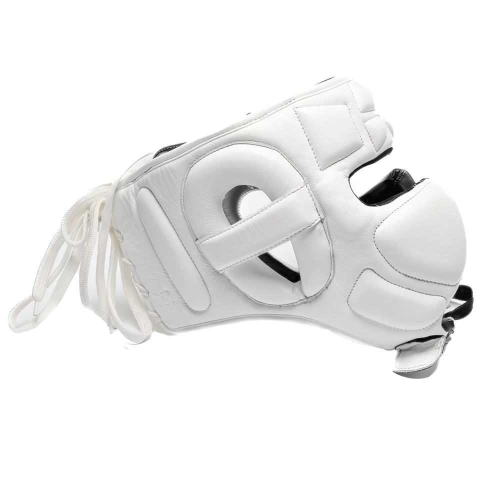Hit n Move Air Armour Precision Cheek protection head Guard White