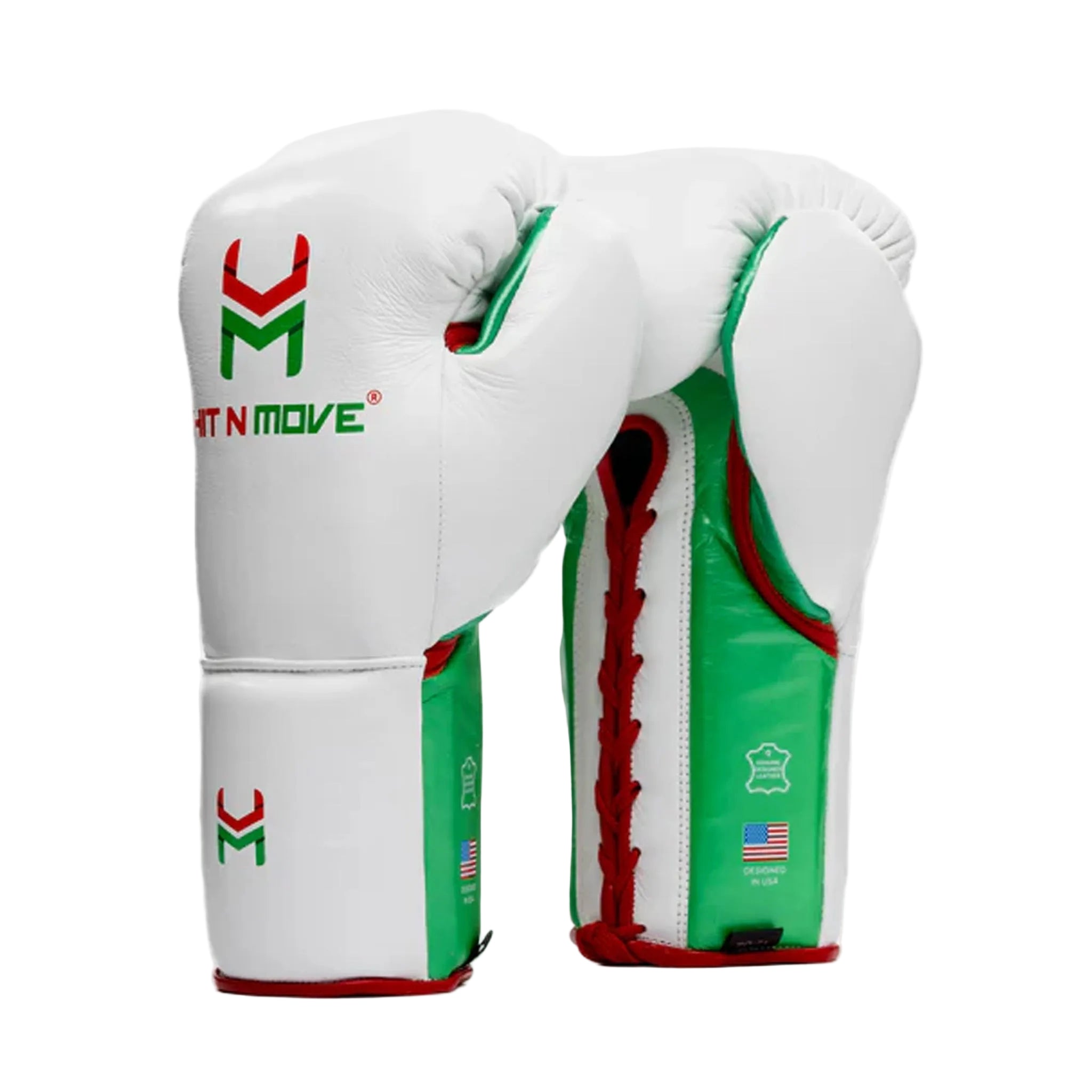 Hit n Move Suvari Lace Horse Hair Boxing Gloves mexican flag