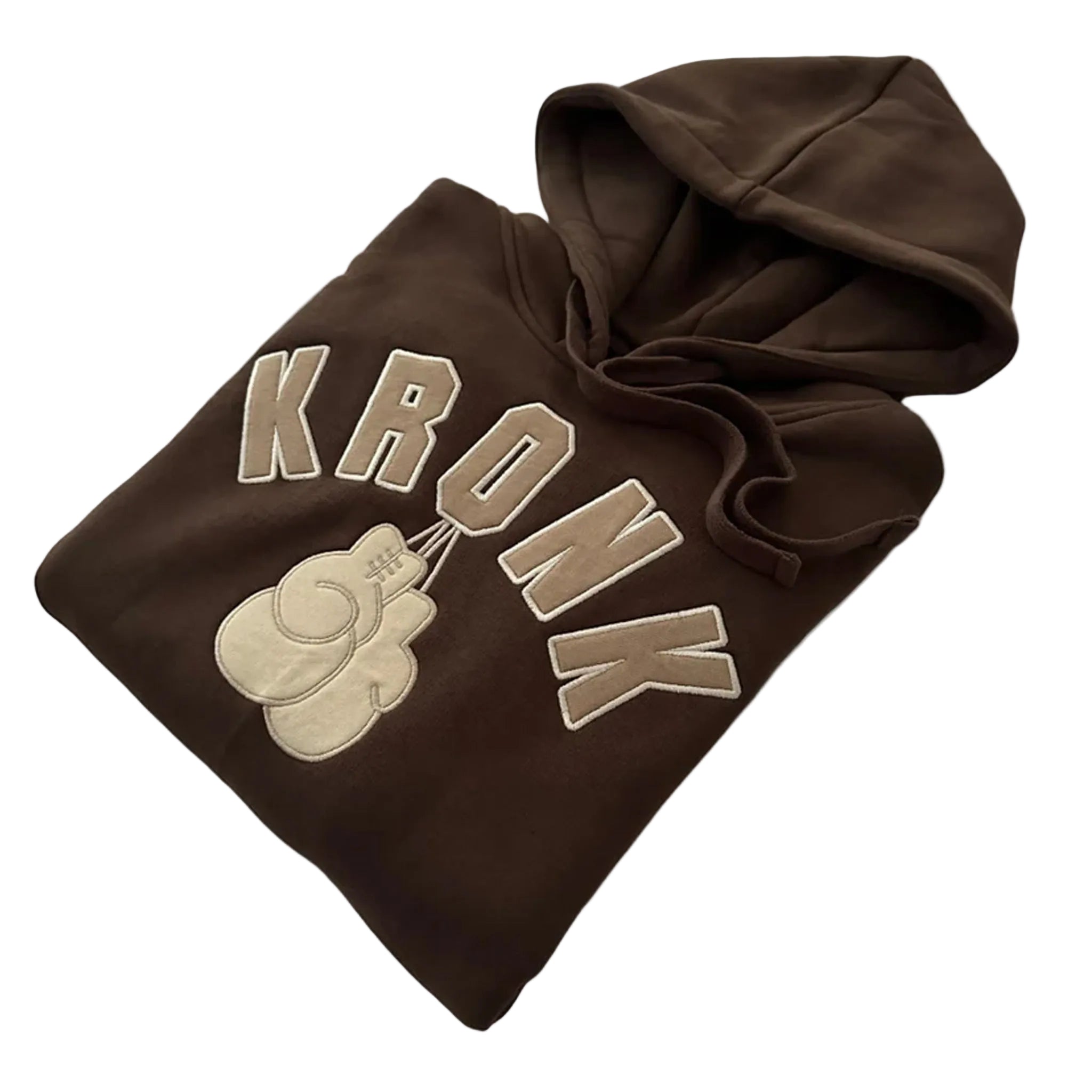 Kronk Gloves Applique Hoody brown