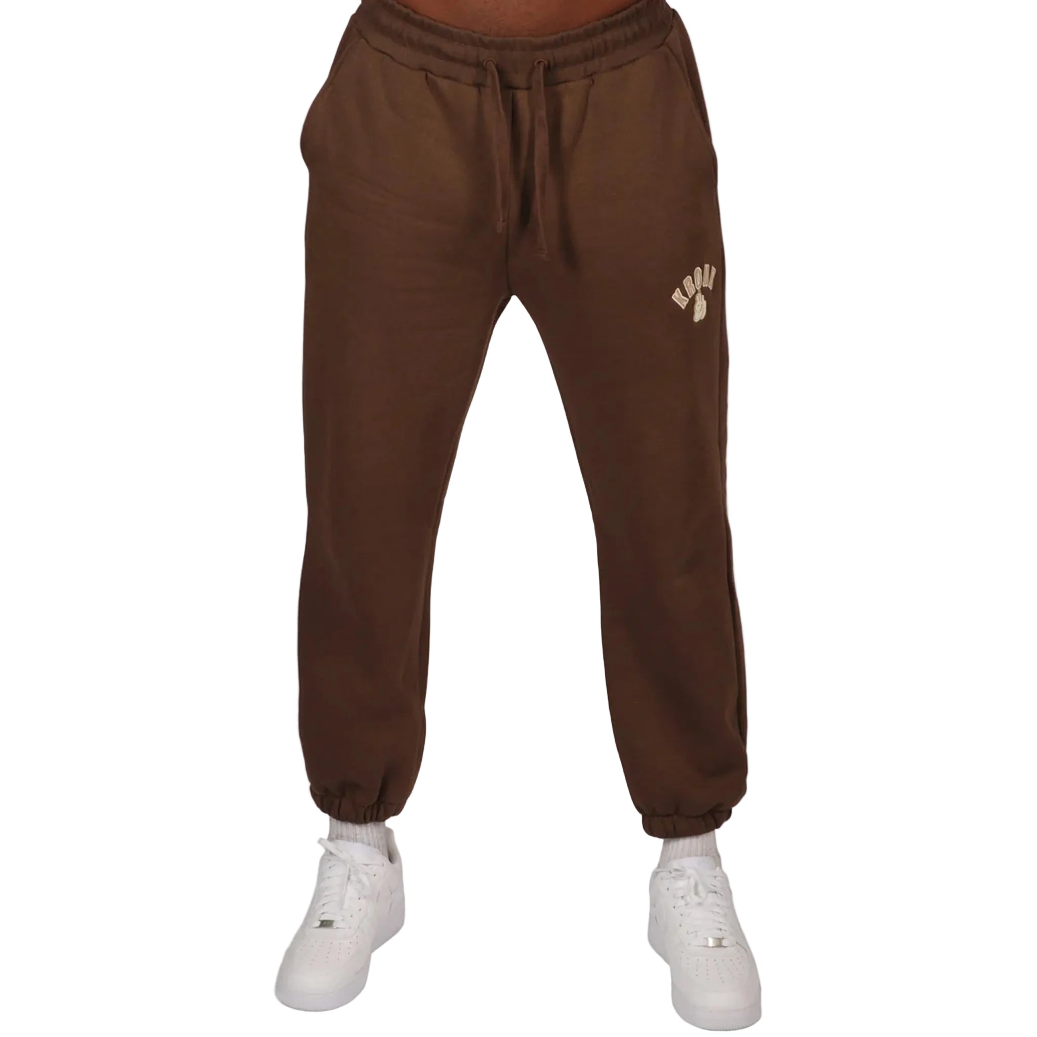Kronk Gloves Applique Joggers Brown