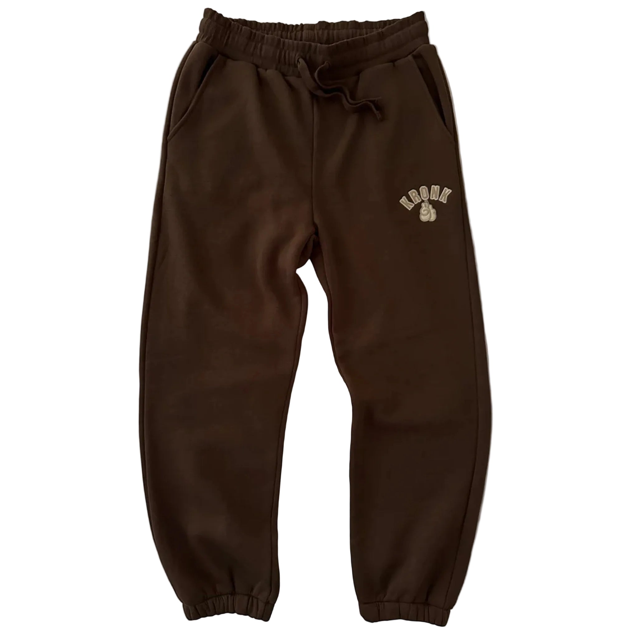 Kronk Gloves Applique Joggers Brown