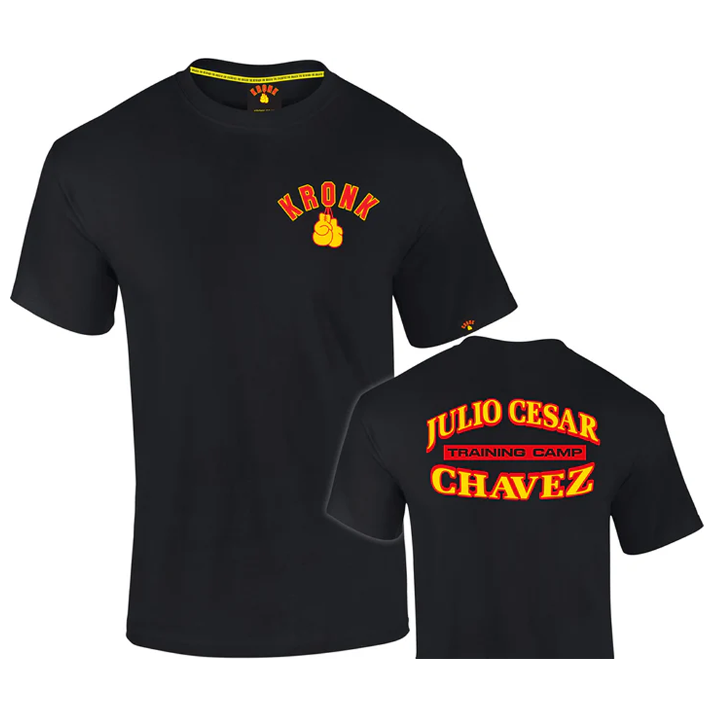 Kronk Julio Cesar Chavez Training Camp T-Shirt black with kronk logo