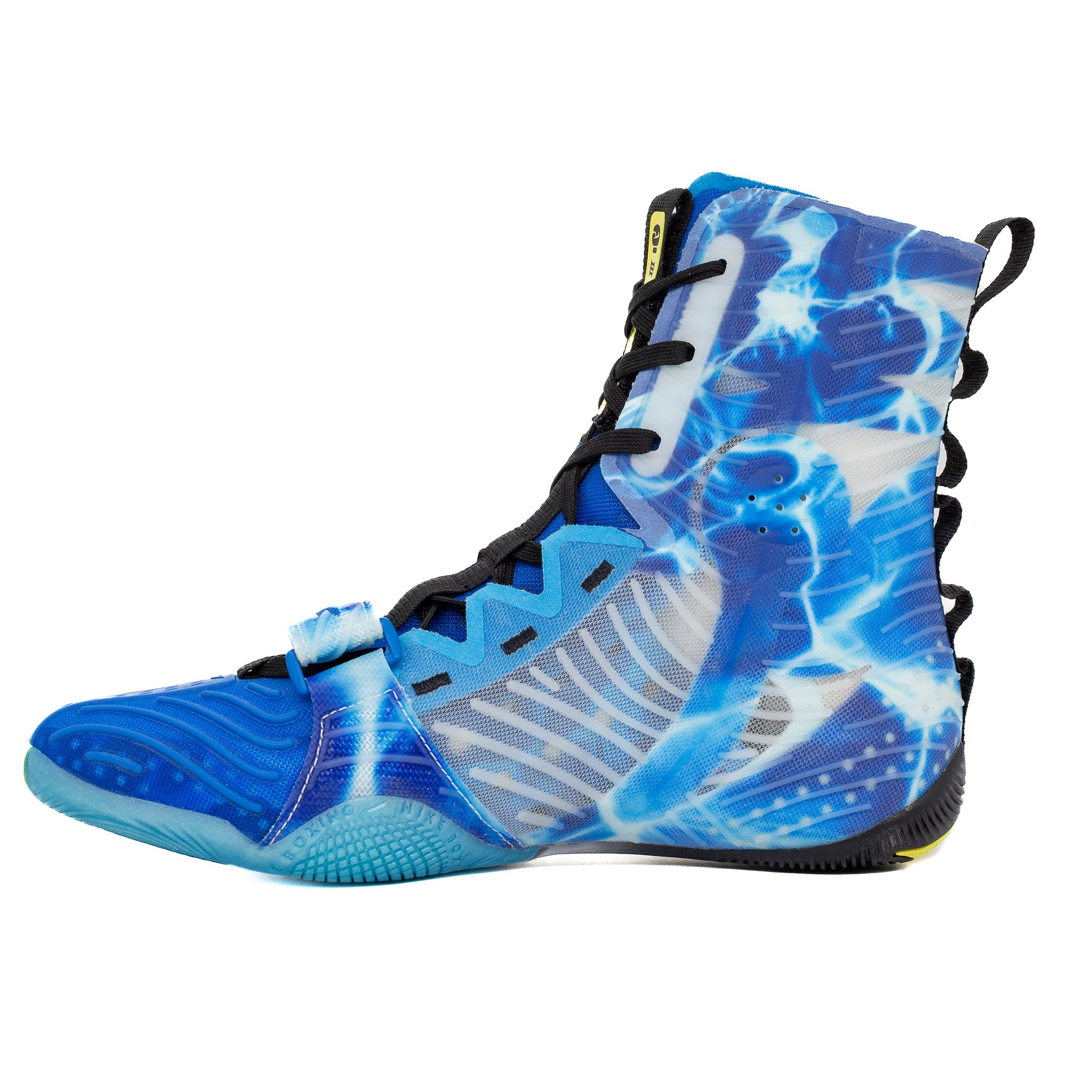 Nike Hyper KO 3 SE Boxing Boots Blue/yellow water design
