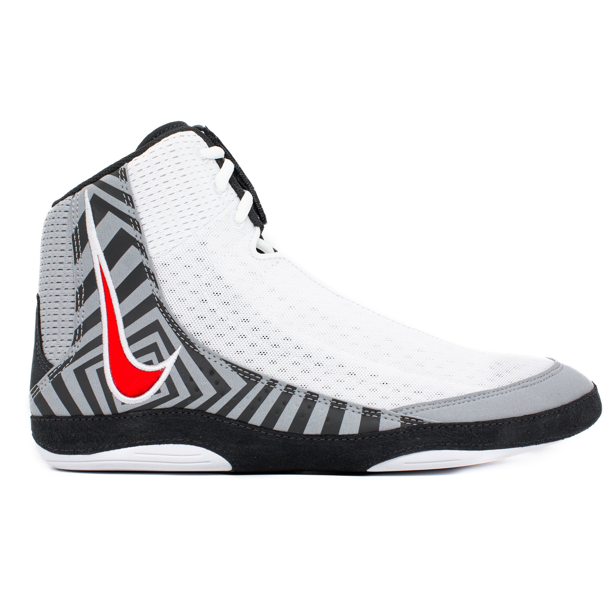 Nike Inflict 4 SE Wrestling Boots White/Red/Grey