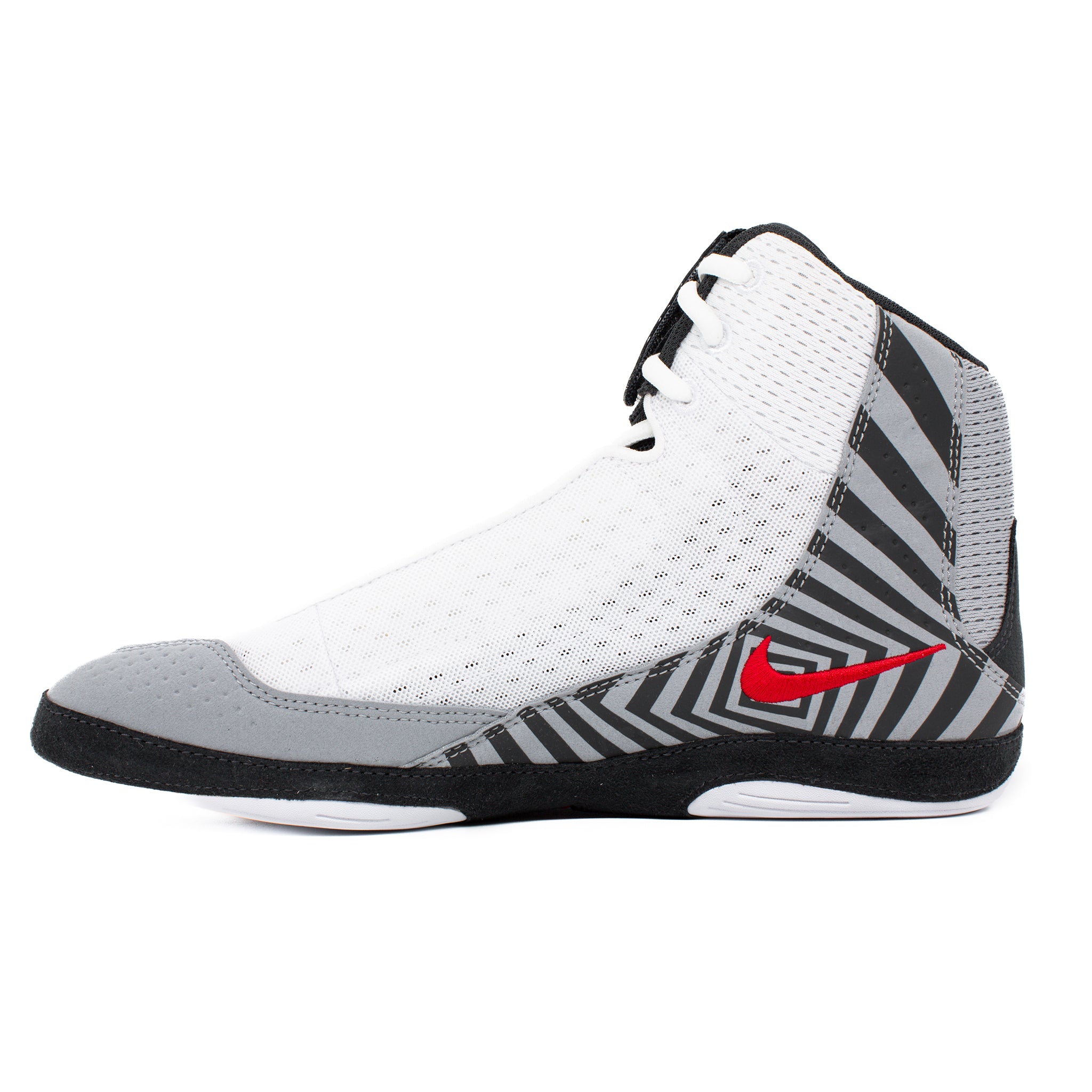 Nike Inflict 4 SE Wrestling Boots White/Red/Grey