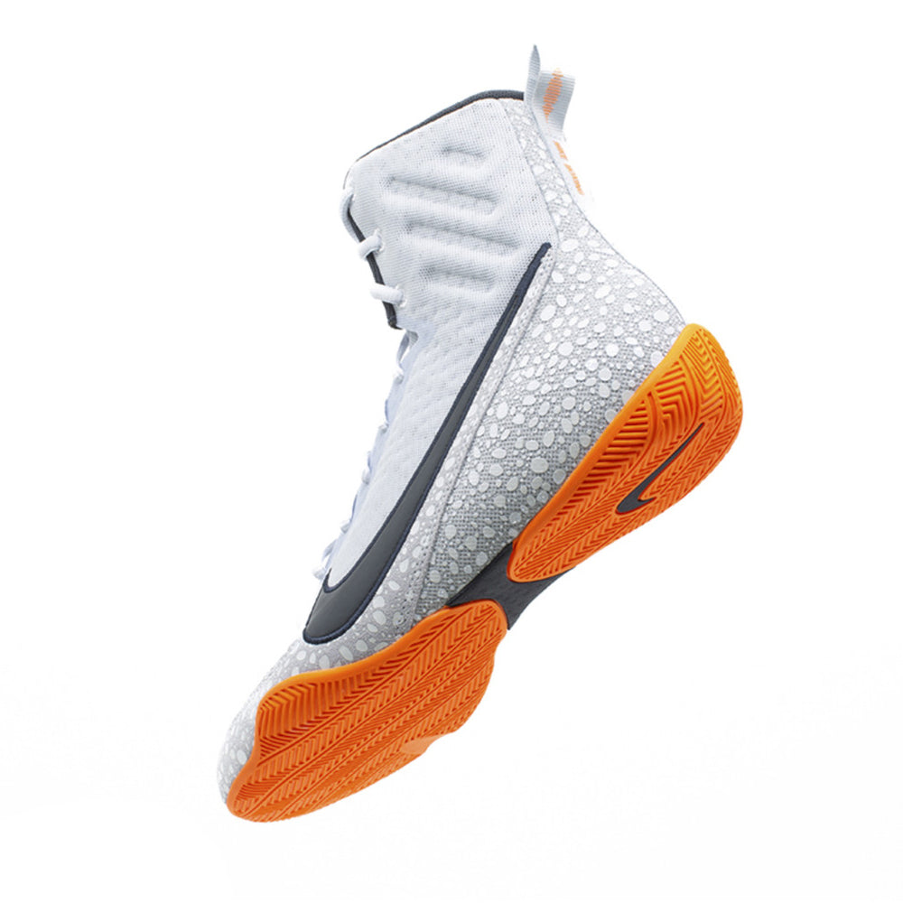 Nike Machomai 3 SE Olympic Boxing Boots grey with orange
