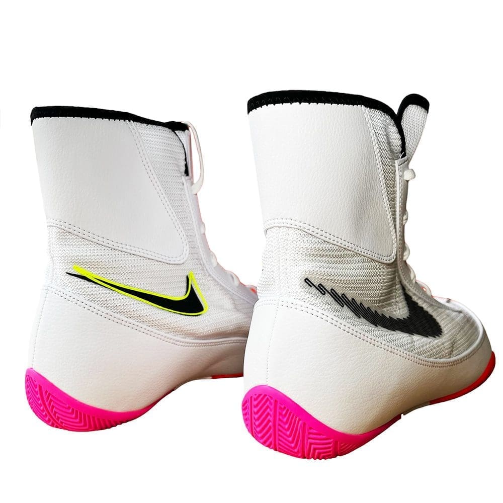 Nike Machomai SE olympic Boxing Boots - White/Black/Pink/Bright Crimson
